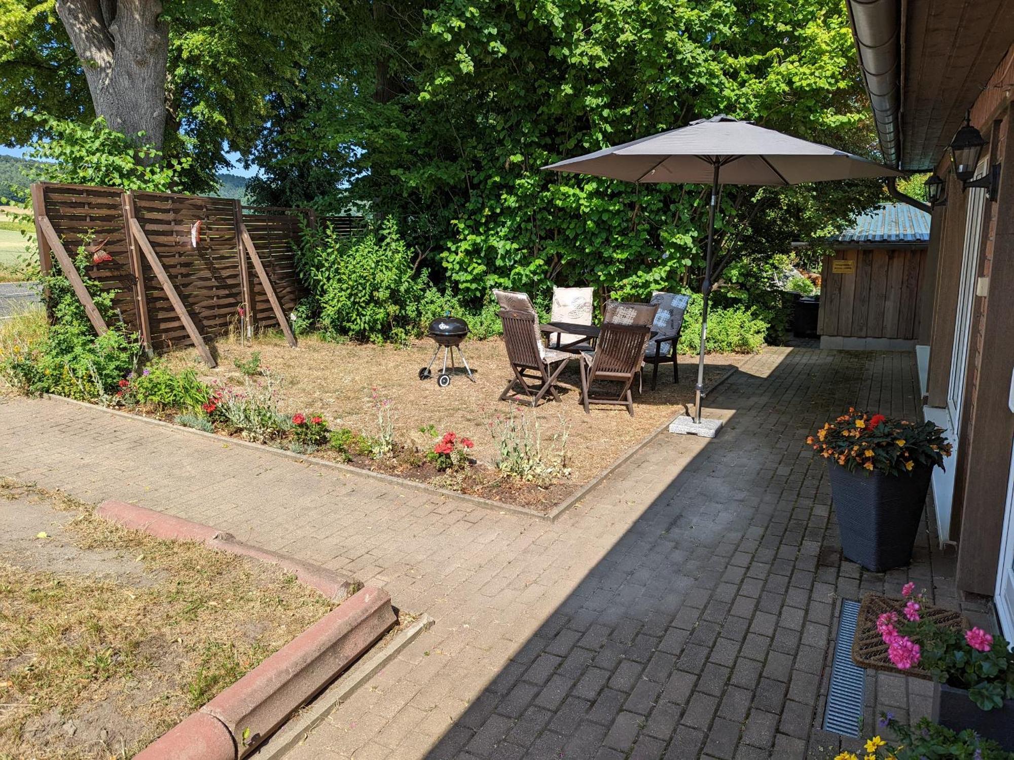 W5 - Urlaubsmagie - Wohnung Mit Grill, Terrasse & Pool Lichtenhain  Extérieur photo