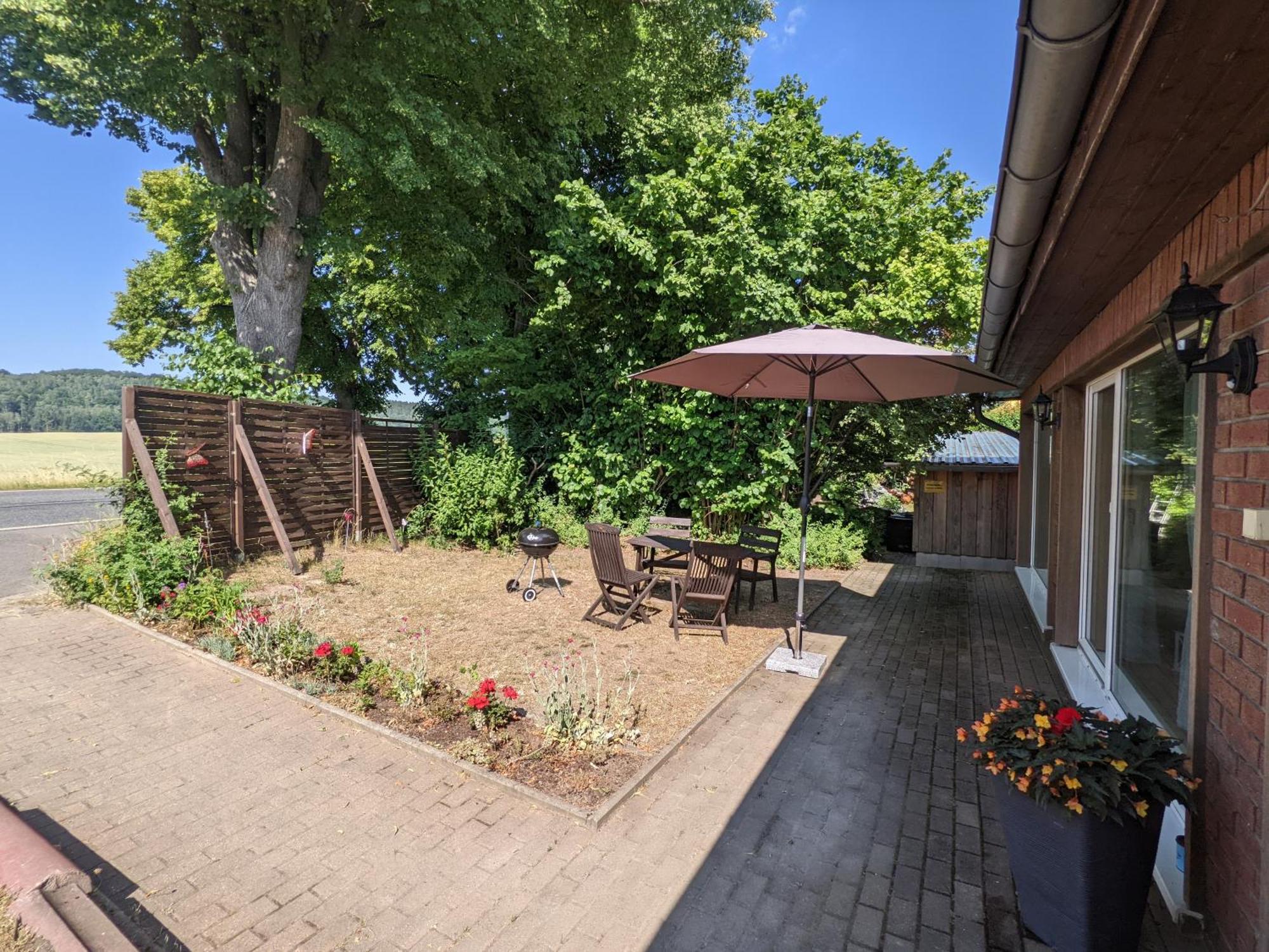 W5 - Urlaubsmagie - Wohnung Mit Grill, Terrasse & Pool Lichtenhain  Extérieur photo