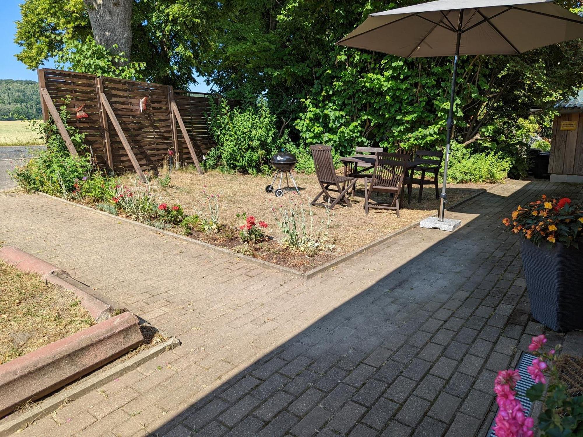 W5 - Urlaubsmagie - Wohnung Mit Grill, Terrasse & Pool Lichtenhain  Extérieur photo
