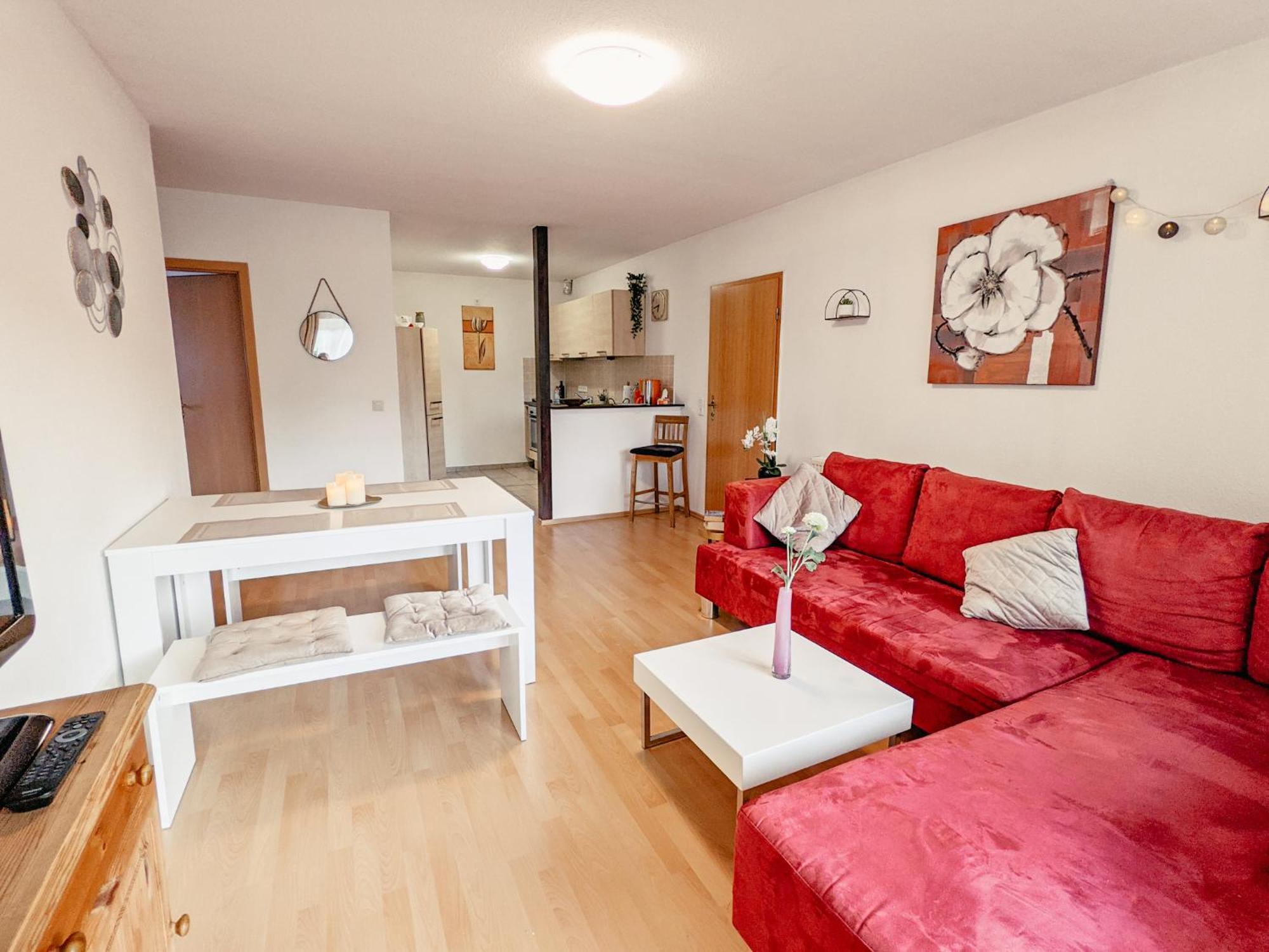 W5 - Urlaubsmagie - Wohnung Mit Grill, Terrasse & Pool Lichtenhain  Extérieur photo
