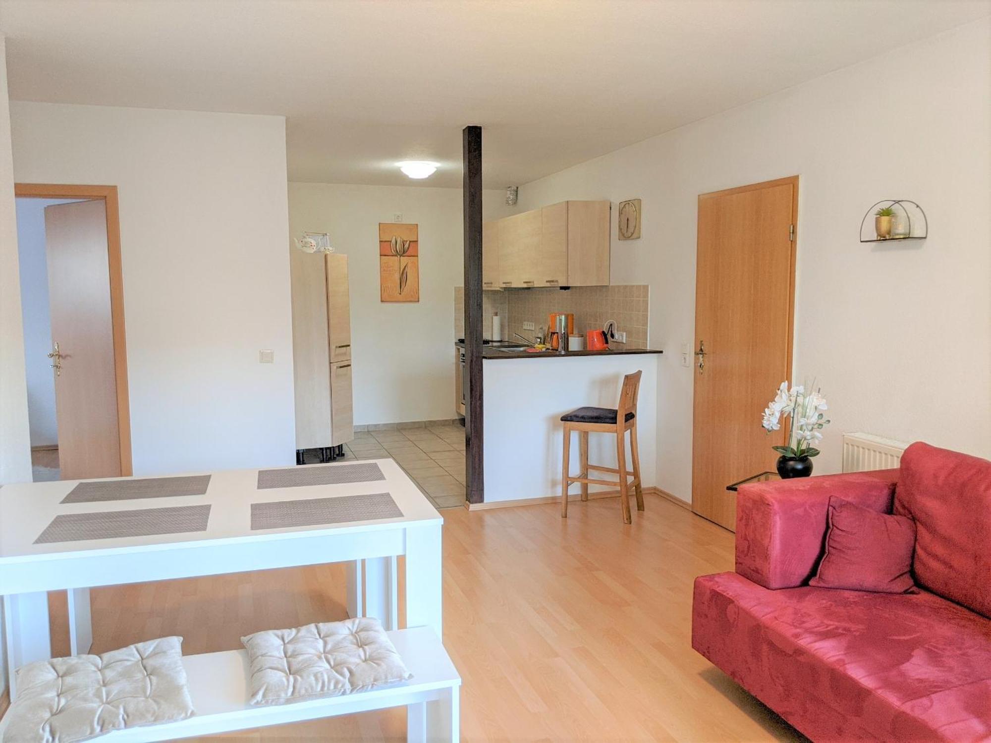 W5 - Urlaubsmagie - Wohnung Mit Grill, Terrasse & Pool Lichtenhain  Extérieur photo